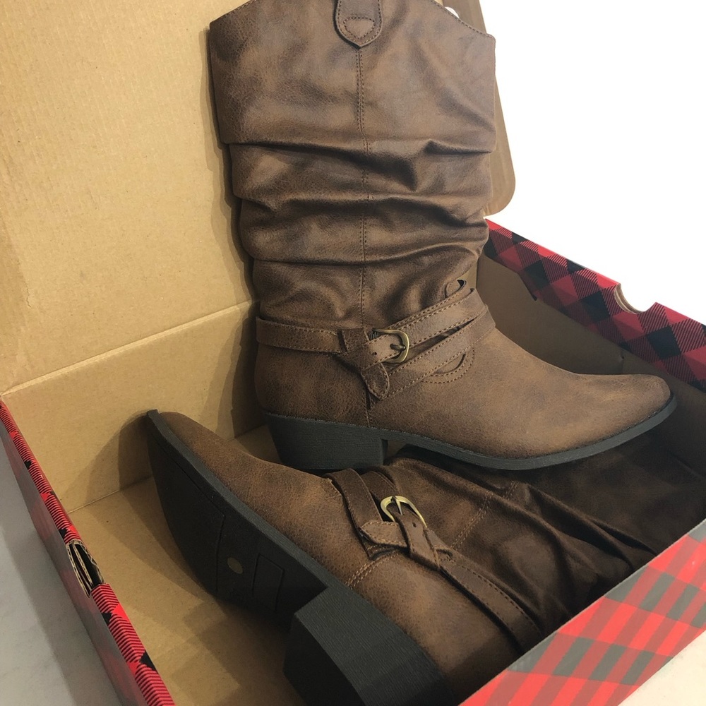Arizona Jean Co. Memory Foam Brown Women’s Boots!